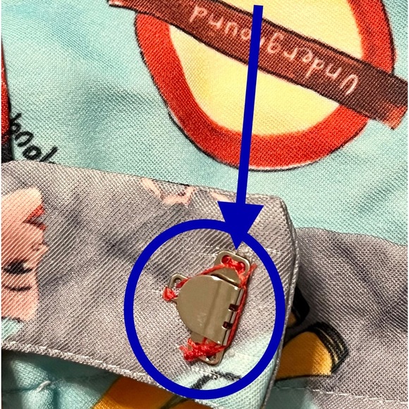 Ivy Jane Teal Yellow Red Notting Hill London Flared Leg Cropped Pants Women Sz 4 - Picture 11 of 15